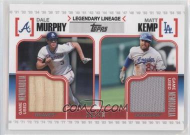 2010 Topps - Legendary Lineage - Dual Relics #LLR-MK - Dale Murphy, Matt Kemp /50