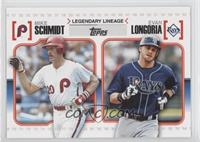 Mike Schmidt, Evan Longoria