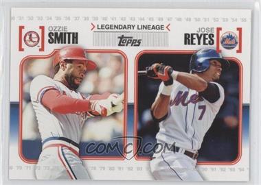 2010 Topps - Legendary Lineage #LL12 - Ozzie Smith, Jose Reyes