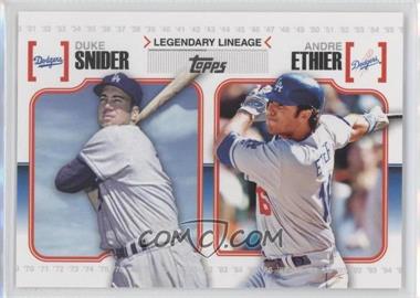 2010 Topps - Legendary Lineage #LL15 - Duke Snider, Andre Ethier