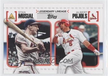 2010 Topps - Legendary Lineage #LL16 - Stan Musial, Albert Pujols