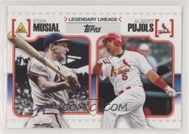 2010 Topps - Legendary Lineage #LL16 - Stan Musial, Albert Pujols