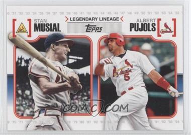 2010 Topps - Legendary Lineage #LL16 - Stan Musial, Albert Pujols