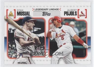 2010 Topps - Legendary Lineage #LL16 - Stan Musial, Albert Pujols