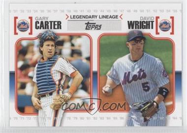 2010 Topps - Legendary Lineage #LL18 - Gary Carter, David Wright
