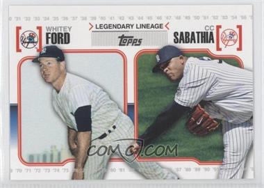 2010 Topps - Legendary Lineage #LL19 - Whitey Ford, C.C. Sabathia