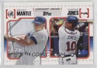Mickey Mantle, Chipper Jones [Noted]