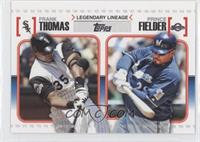 Frank Thomas, Prince Fielder