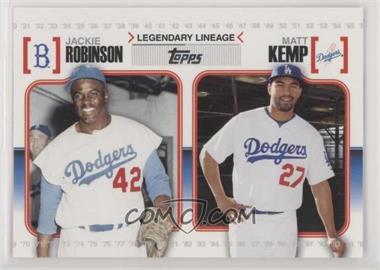 2010 Topps - Legendary Lineage #LL23 - Jackie Robinson, Matt Kemp