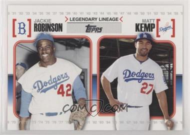 2010 Topps - Legendary Lineage #LL23 - Jackie Robinson, Matt Kemp