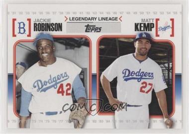 2010 Topps - Legendary Lineage #LL23 - Jackie Robinson, Matt Kemp