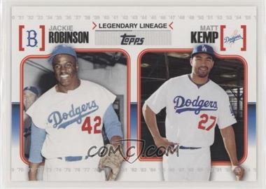 2010 Topps - Legendary Lineage #LL23 - Jackie Robinson, Matt Kemp