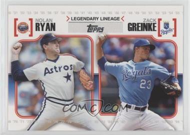 2010 Topps - Legendary Lineage #LL28 - Nolan Ryan, Zack Greinke