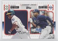 Carl Crawford, Rickey Henderson