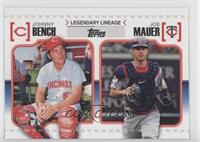 Johnny Bench, Joe Mauer