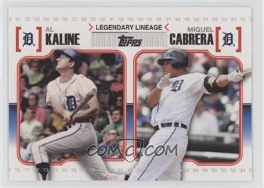 2010 Topps - Legendary Lineage #LL35 - Al Kaline, Miguel Cabrera