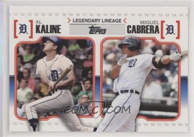 2010 Topps - Legendary Lineage #LL35 - Al Kaline, Miguel Cabrera