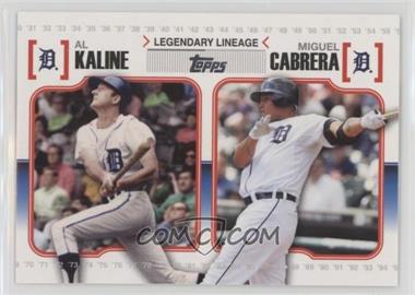 2010 Topps - Legendary Lineage #LL35 - Al Kaline, Miguel Cabrera