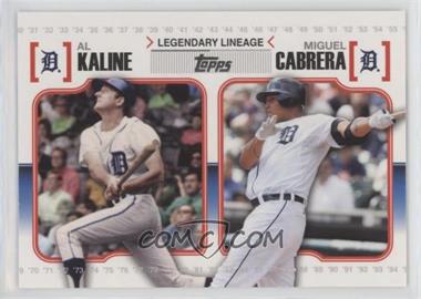 2010 Topps - Legendary Lineage #LL35 - Al Kaline, Miguel Cabrera