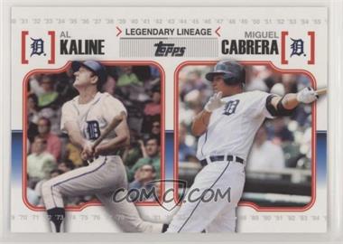 2010 Topps - Legendary Lineage #LL35 - Al Kaline, Miguel Cabrera