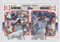 Andre Dawson, Alfonso Soriano