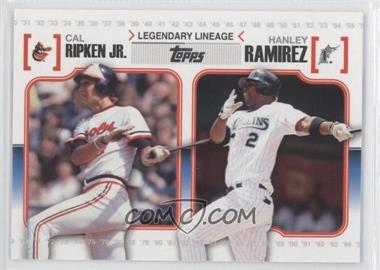 2010 Topps - Legendary Lineage #LL38 - Cal Ripken Jr., Hanley Ramirez