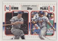 Lou Gehrig, Albert Pujols [EX to NM]