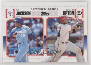 2010 Topps - Legendary Lineage #LL44 - Justin Upton, Bo Jackson