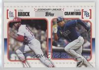 Carl Crawford, Lou Brock