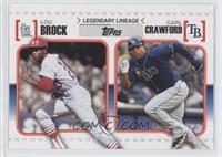 Carl Crawford, Lou Brock