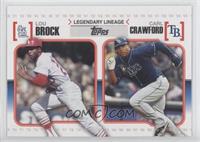 Carl Crawford, Lou Brock