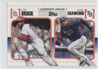 Carl Crawford, Lou Brock