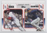 Carl Crawford, Lou Brock