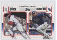 Carl Crawford, Lou Brock