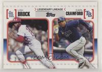 Carl Crawford, Lou Brock