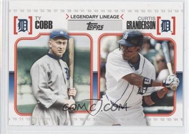 2010 Topps - Legendary Lineage #LL5 - Curtis Granderson, Ty Cobb