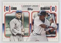 Curtis Granderson, Ty Cobb [EX to NM]