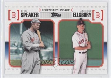 2010 Topps - Legendary Lineage #LL50 - Tris Speaker, Jacoby Ellsbury