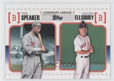 2010 Topps - Legendary Lineage #LL50 - Tris Speaker, Jacoby Ellsbury