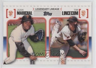 2010 Topps - Legendary Lineage #LL51 - Juan Marichal, Tim Lincecum