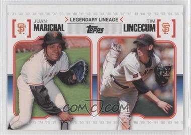 2010 Topps - Legendary Lineage #LL51 - Juan Marichal, Tim Lincecum