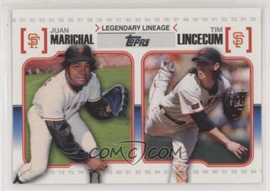 2010 Topps - Legendary Lineage #LL51 - Juan Marichal, Tim Lincecum