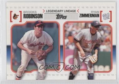 2010 Topps - Legendary Lineage #LL56 - Brooks Robinson, Ryan Zimmerman