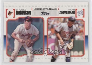 2010 Topps - Legendary Lineage #LL56 - Brooks Robinson, Ryan Zimmerman