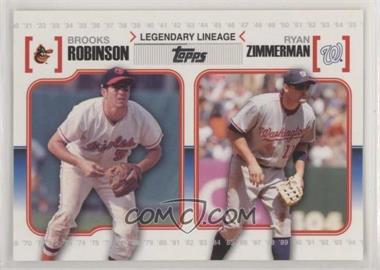 2010 Topps - Legendary Lineage #LL56 - Brooks Robinson, Ryan Zimmerman