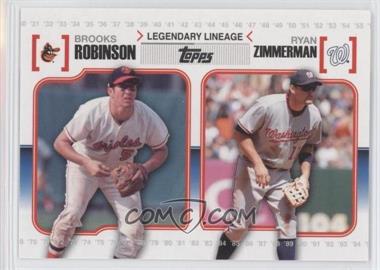 2010 Topps - Legendary Lineage #LL56 - Brooks Robinson, Ryan Zimmerman