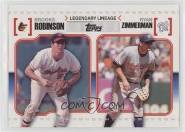 2010 Topps - Legendary Lineage #LL56 - Brooks Robinson, Ryan Zimmerman