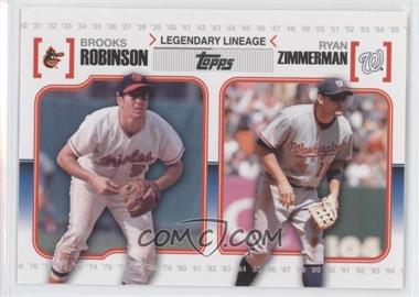 2010 Topps - Legendary Lineage #LL56 - Brooks Robinson, Ryan Zimmerman