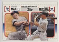 Mickey Mantle, Mark Teixeira [EX to NM]