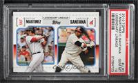 Carlos Santana, Victor Martinez [PSA 10 GEM MT]